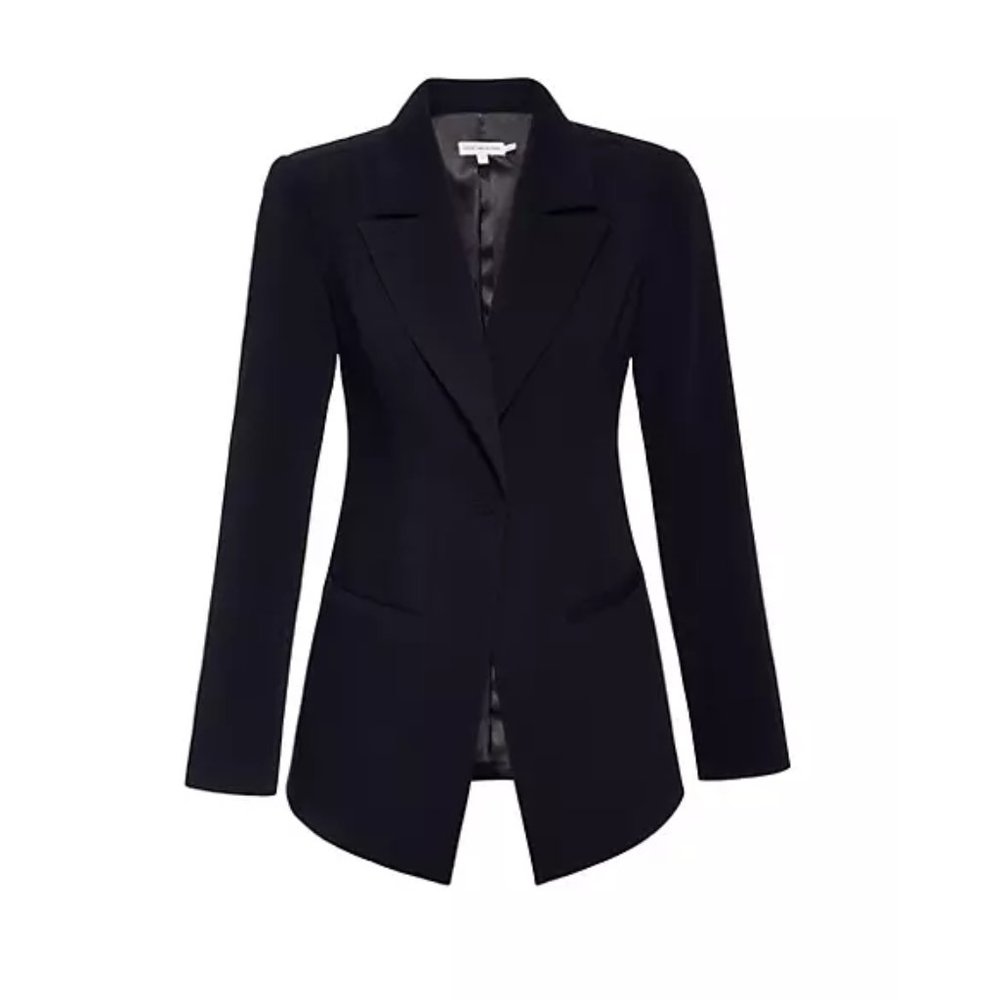 NWT Good American Fit & Flatter Blazer, 4 (XL), Black